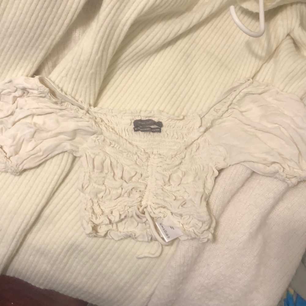 White Super Crop Top